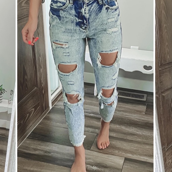 Stella high rise acid wash kan can jeans - Picture 2 of 3